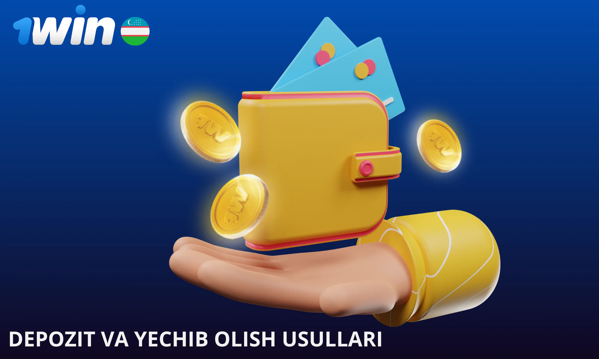 1win poker o’ynashni boshlash uchun hisobingizni to’ldirishingiz kerak