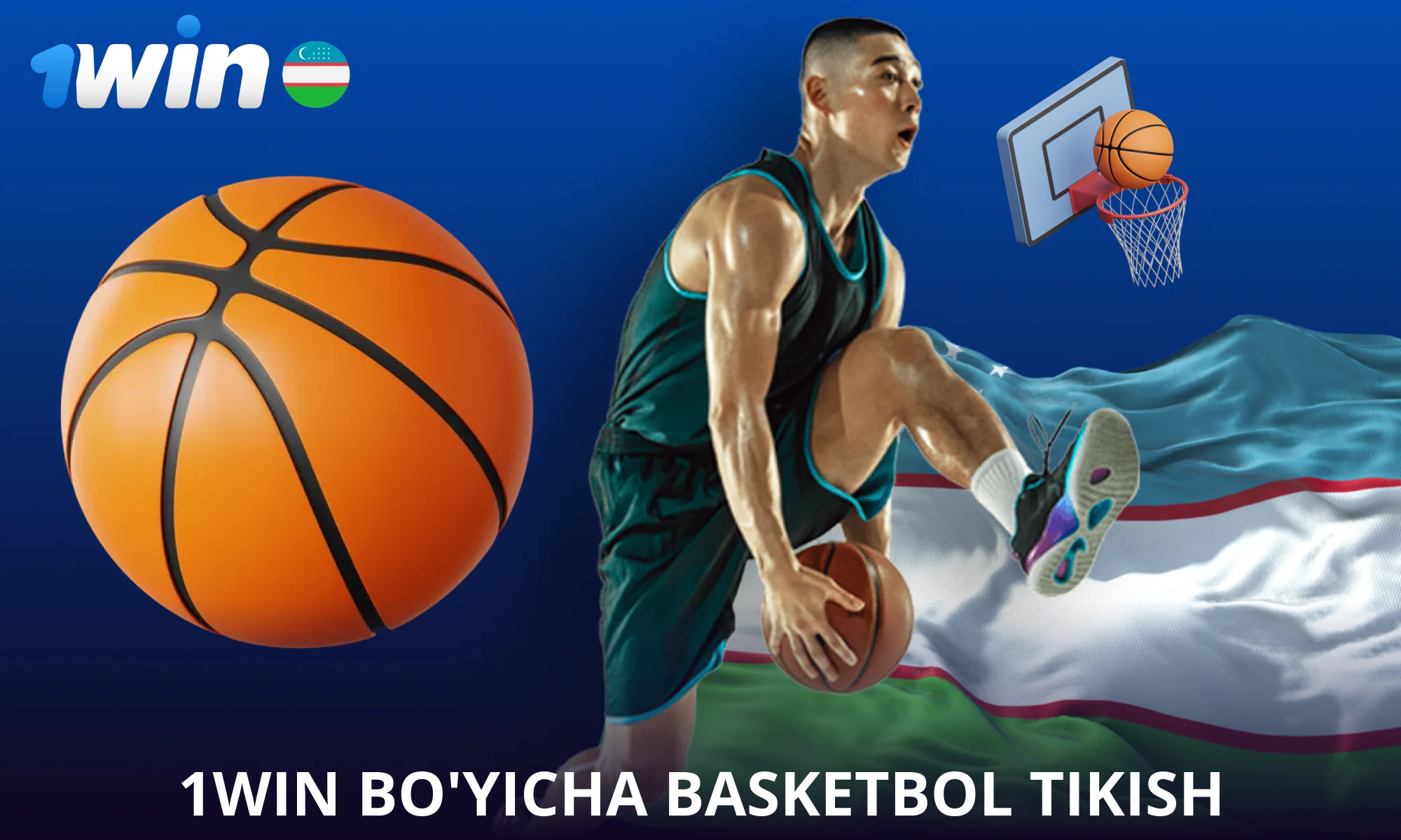 Katta o'ynang va 1win Uzbekistan da basketbolga pul tikib g'alaba qozoning