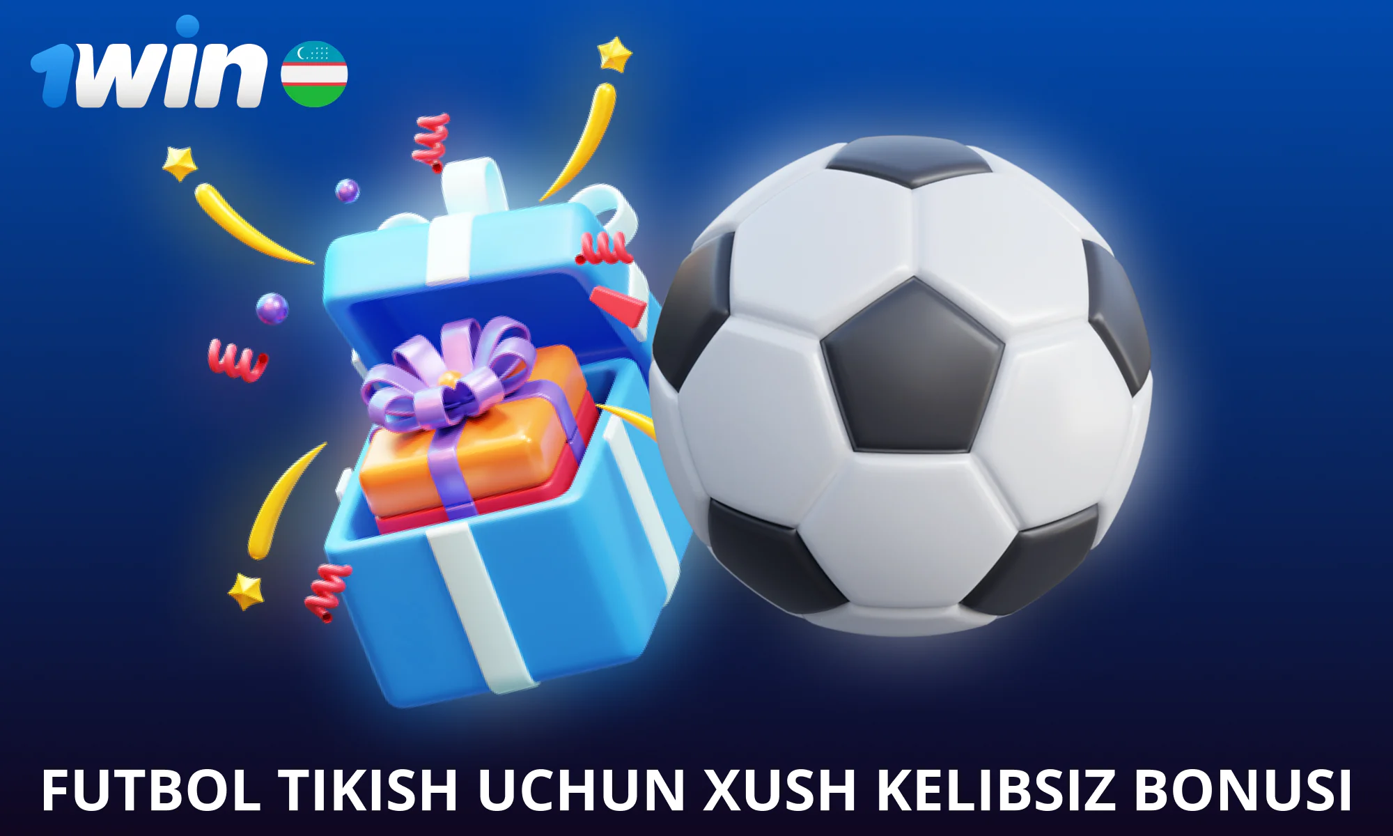 1winga futbol tikish uchun qo'shimcha bonus oling